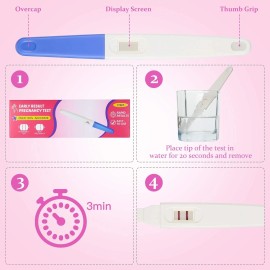 Skylety 3 Pack Fake Test Positive Positive Test Practical Joke Pregancy Test Kit