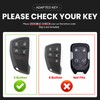 OLLEN Screws-Free Premium Leather for Key Fob Cover, Fit for