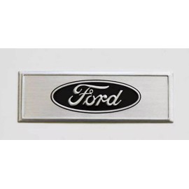 Maryland Mustang NEW! Black 1964-1973 Ford Mustang Scuff plate label - Price is Each Sill Plate