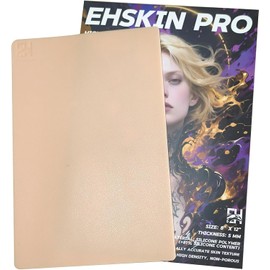 Piel profesional para práctica de tatuajes - EHSKIN PRO - Sustrato de silicona para entrenamiento de 8" x 12", 5 mm de grosor, doble uso para práctica de habilidades y exhibición de arte