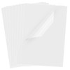 Stoooduo 10pcs Clear PVC Sheet A4 Size Clear Flexible Cover
