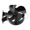 Heat Powered Stove Fan Aluminum Alloy 4 Blades Strong Wind