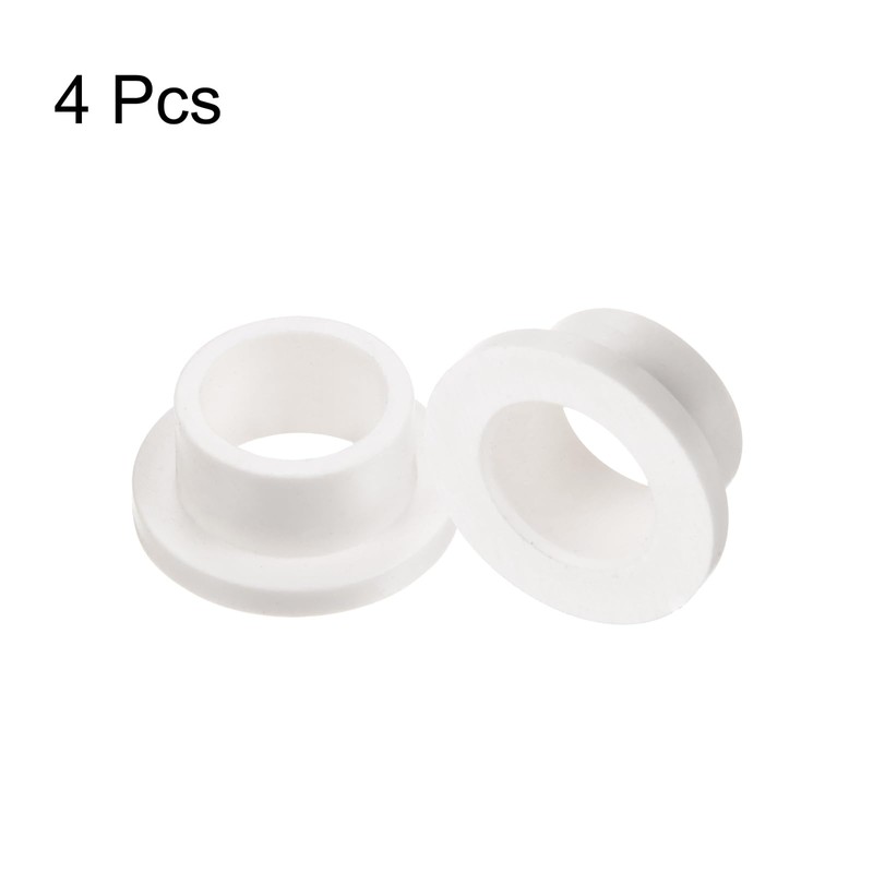 QUARKZMAN Piece Flanged Plain Bearing Plastic Bushings 10.1mm Bore x