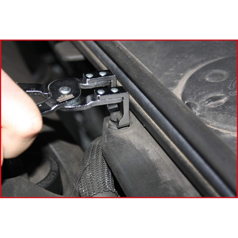 KS Tools 911.8182 Clip Pliers for Disassembly of Plastic Expansion