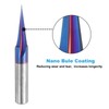 uxcell 2 Pcs 15 Degree V Groove Engraving Router Bits