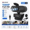SJROHE® Cámara Web 1080p Webcam Con Micrófono 30fps Color Negro