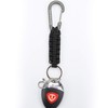 BRAVESHINE Double Head Paracord Braided Carabiner Paracord Lanyard Keychain Keychain