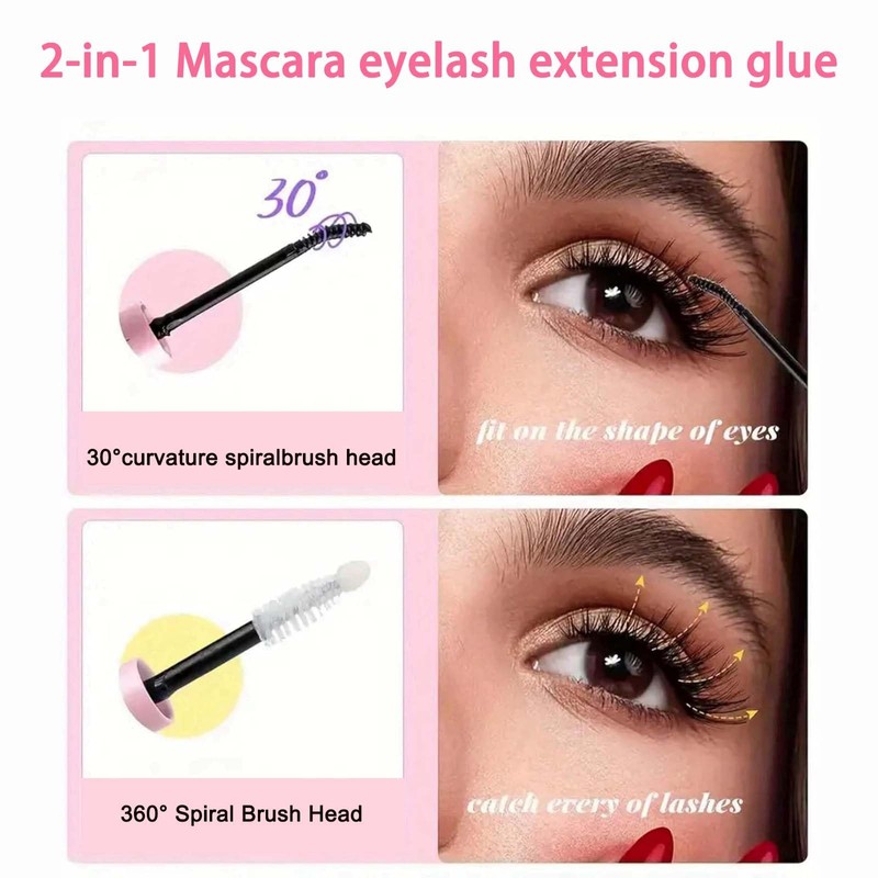 2-in-1 Lash Bond & Seal, Strong Hold Cluster Lash Glue