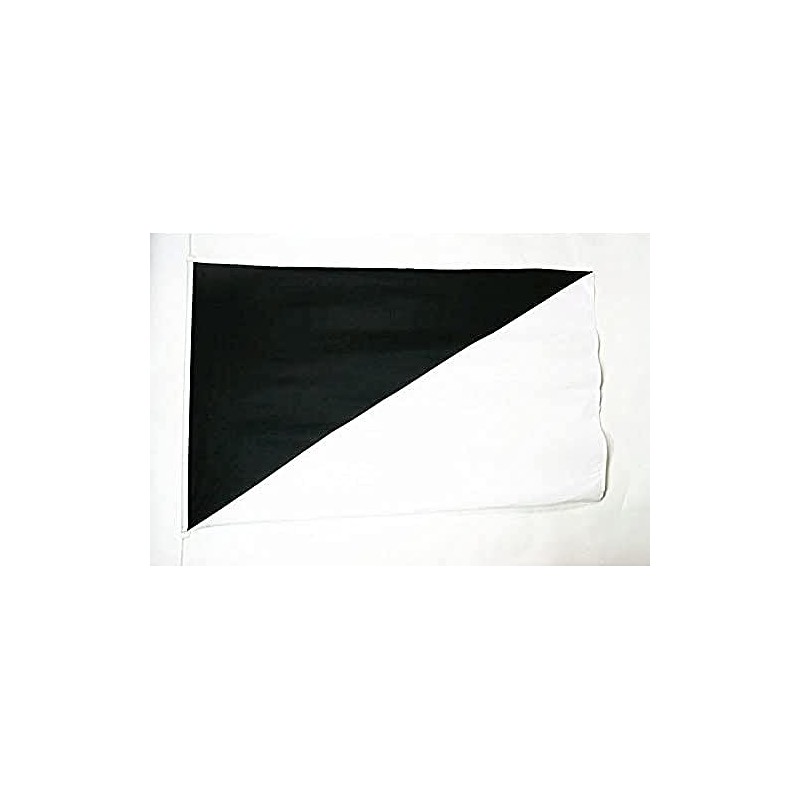 AZ FLAG - Flagge Strand Schwarz Und Weiss 150x100 cm