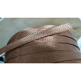 ACDC 225 FEET 5/8" BRAIDED GROUND STRAP GROUNDING BARE PURE COPPER FLAT BRAID USA