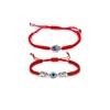 GeorgeX Paquete de Dos Pulseras Trenzadas Rojas Pulsera de Protección
