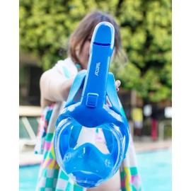 ACURE Kids Snorkel Mask Full Face - Anti-Fog & Dry Top Snorkel Set, Snorkeling Gear with Easier Breathing System for Swimming Beginners Ages 3-8