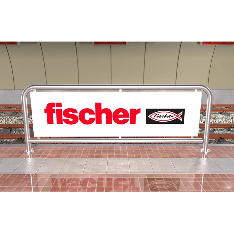 Fischer 71253 Steel Dowels TA M8 with Hexagonal Screw, Dowel