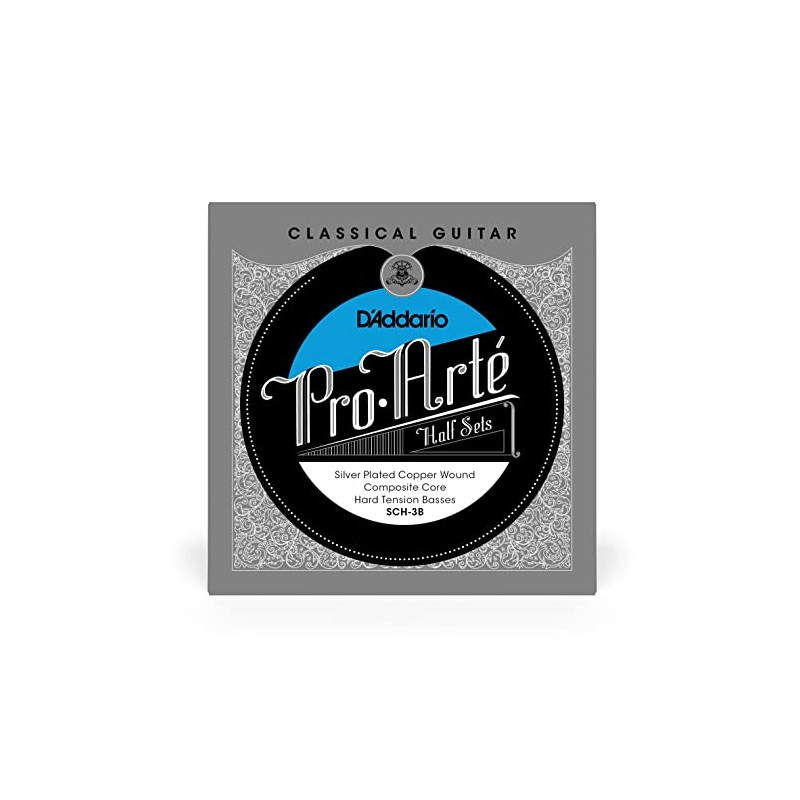 D'Addario SCH-3B Pro-Arte Silver and Copper Plated Bass String Set