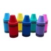 KFMX 3 Vaso Mini Forma De Lapizcrayola Dulcero Crayonchelita
