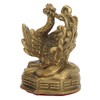 Brass Phoenix Statue High Hardness Good Gloss Phoenix Decorative Figurines