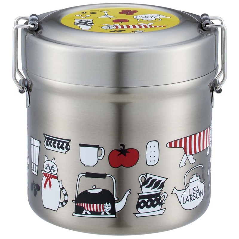 Skater STLB1AG-A Thermal Lunch Box, Rice Mold, 20.3 fl oz