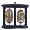 QT S Spinning Tibetan Prayer Wheel Wall Hanging Design -