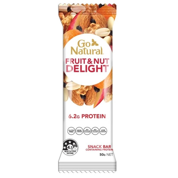 Go Natural Fruit & Nut Delight Bar 50g X 16