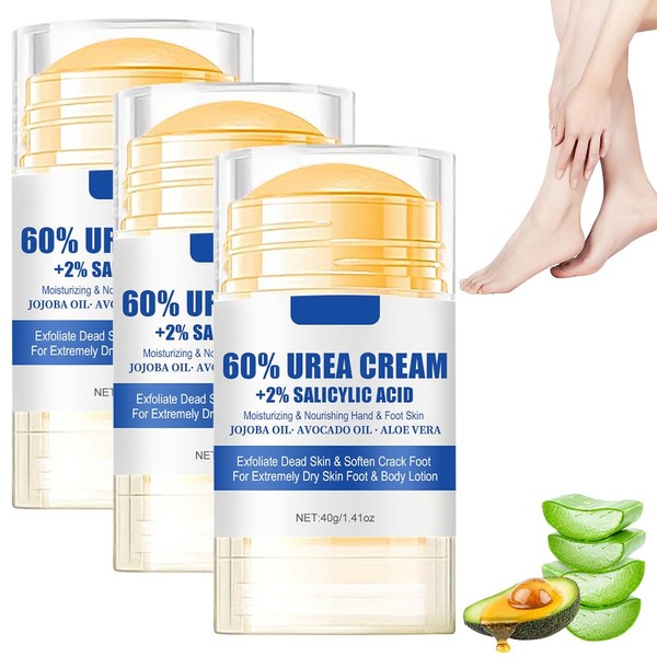 Hydrating and Anti-Cracking Foot Cream, 3 Pcs Feuchtigkeitsspendende und Anti-Riss-Fußcreme,