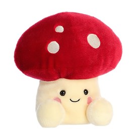 Aurora® Adorable Palm Pals™ Party Sized™ Amanita Mushroom™ Stuffed Animal - Fun Collectible Plush for Kids and Adult Collectors - Perfect for Decorating Rooms and Birthday Gifts - Red 8 Inches