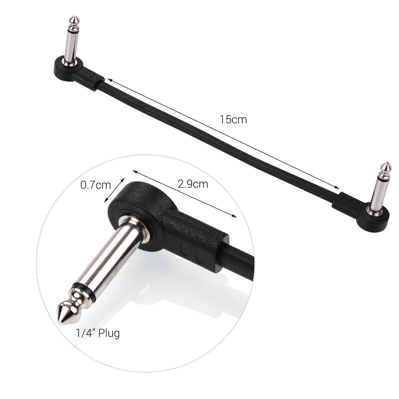 Ggiant AC-8 Guitar Effect Pedal Flat Patch Cables 6 Inch