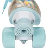 GEM QUAD ROLLER SKATES - Holographic Blue, Size 3-6