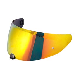 MXJ Gear Hj-31 Motorcycle Helmet Visor,Shield Replacement Visor for i10 /i70,Motorcycle Visors,Motorcycle Helmet Visor Accessories(Chrome Red)