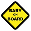 PrintSuperstar Baby On Board Child, Kids Warning Vehicle Safety Sign