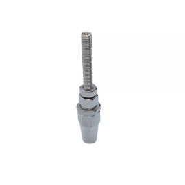 Unbranded 3/8" Swageless Threaded Stud For 3/8" Cable ,5/8" Thread ,Stainless Steel T316