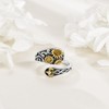 YFN Sunflower Bee Ring Sterling Silver for Women Sunflower Jewellery