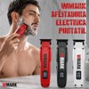 WMARK1205 Maquina Para Cortar Cabello,Profesional,Inalámbrica,7000 RPM Rojo
