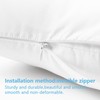 TILLYOU Toddler Pillowcase 2 Pack with Zipper,Silky Soft Microfiber 13"