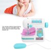 Kids Sewing Machine Toy Kit Portable W/Model Tape Scissor Threader