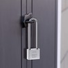 Lengthened Padlock with 3 Keys, 40mm Long Shackle Padlock High