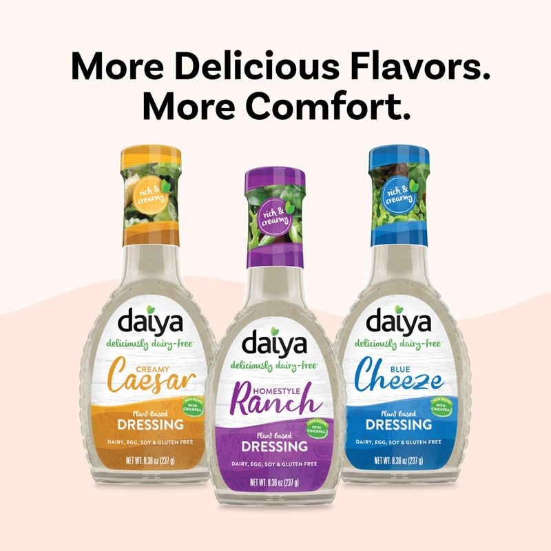 Daiya Dairy Free Blue Cheese Salad Dressing, Gluten Free Plant