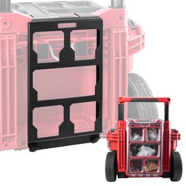 Packout Mounting Plate Compatible with Milwaukee 48-22-8427 Toolbox, Attaches to Rolling Toolbox Handle, Organizer Storage Bracket for Packout Toolbox System