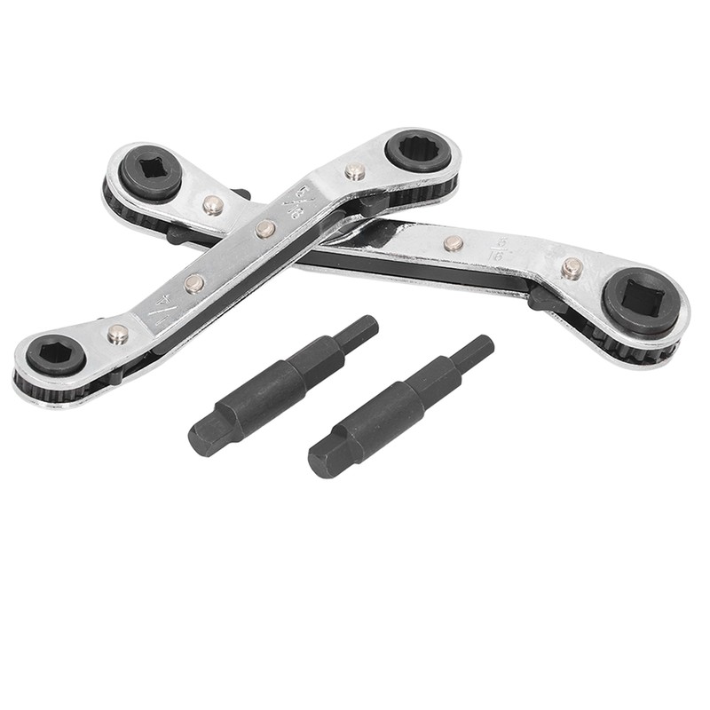 HVAC Service Wrench 3/8 to 1/4in 5/16 to 1/4in Stainless