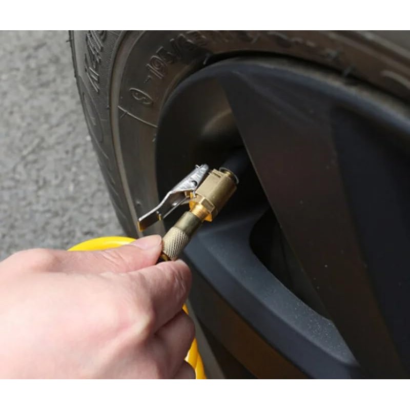 Tire Pump Adapter: Compatible with cars, motorcycles, and bicycles, made