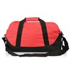 Dalix 18'' Two Tone Duffle Bag in Red Medium