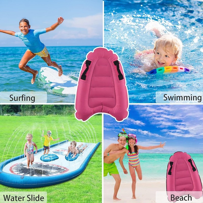 Norhogo Inflatable Body Board, Portable Inflatable Float Fin, Surfboards Soft