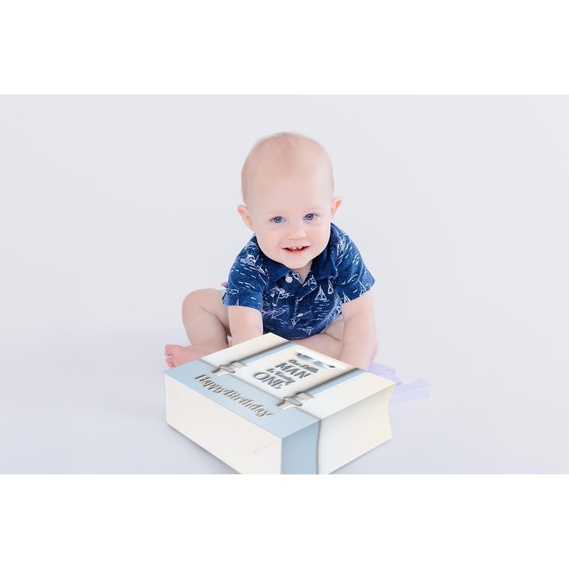 Linelglobal 1st Birthday Gift Bag with Wrapping Tissue for Baby
