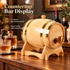 1L Wooden Wine Barrel for Home Bars – Vintage Spigot
