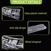 10 Pcs Curtain Clips for Paper Blinds, Clear Plastic Clips