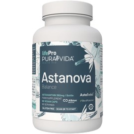 Astaxanthin High Dose Astanova - 80mg AstaBead (4mg Pure Astaxanthin) - With BioPerine, Zinc Albion Traacs, Vitamin D3 & E, Selenium - Antioxidant, Skin, Eyes, Immune System