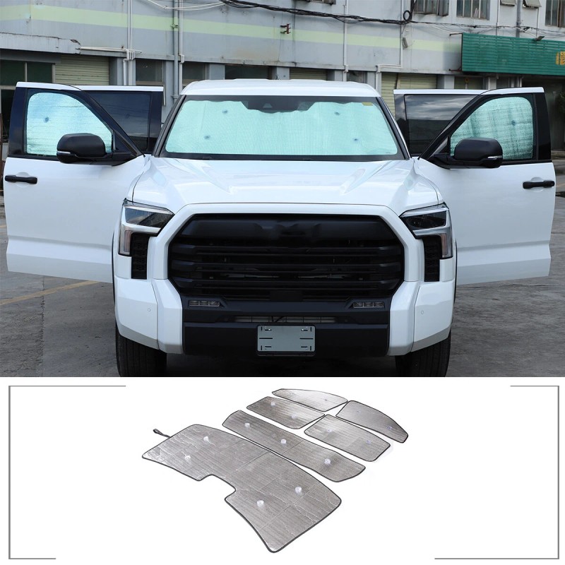 Xiaoerdian2020 For Toyota Tundra 2022+ Full Window Sun Shade Sun