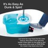 Bulbhead Hurricane Spin Mop and Bucket - Machine Washable 360