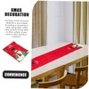 NOLITOY Christmas Style Table Runner Elegant Xmas Decorative Tablecloth for
