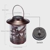 Solar Lantern Lights Outdoor, Dragonfly Waterproof Metal Hanging Solar Lights