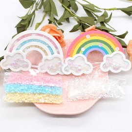 KSCRAFT Rainbow Shaker Bag Topper Metal Cutting Dies Stencils for DIY Scrapbooking/Photo Album Decorative Embossing DIY Paper Cards